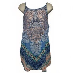 Ocean Pacific Op Women's Junior's L 11-13 Beach Swim Coverup Sheer Boho Beach